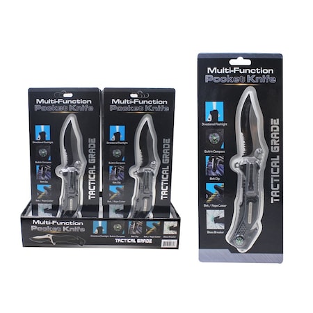 Diamond Visions Diamond Visions Multi-Function Pocket Knife Black 1 pc 08-2664